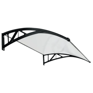 A sleek, curved white wing stabilizer with a black frame, designed for aerodynamic performance in model aircraft. Its Called Awning 800MM x 1.0M!