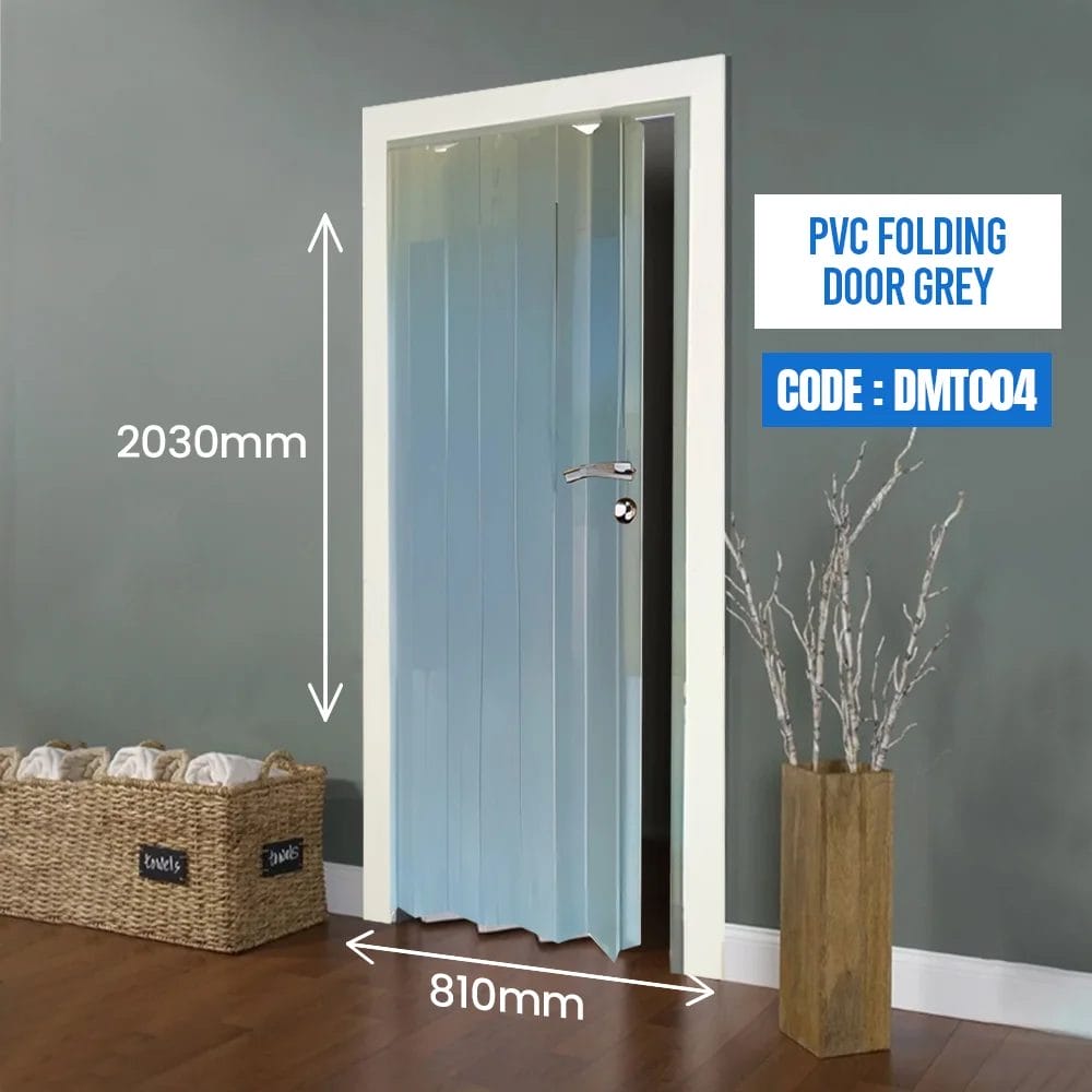 Affordable PVC Folding Door Grey For Sale - Dunnottar, image size:1000x1000