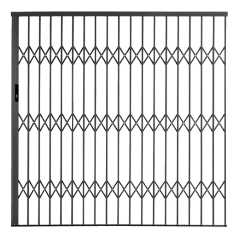 Upgrade your security with a durable expanding security aluminium gate 1.8M x 2.1M. Perfect for homes and businesses. Custom sizes available. Order now for free delivery! Expanding Security Aluminium Gate 1.5M*2.1M