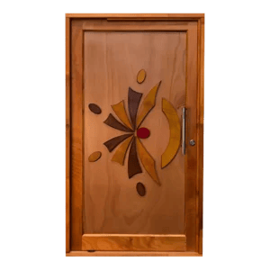 Pine Design Pivot Door – 1.2M X 2.1M - Complete Door.