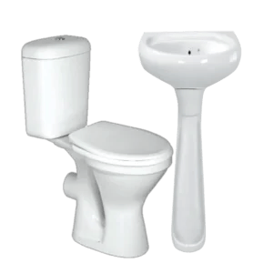 Close Couple And Basin Set 6 Pieces