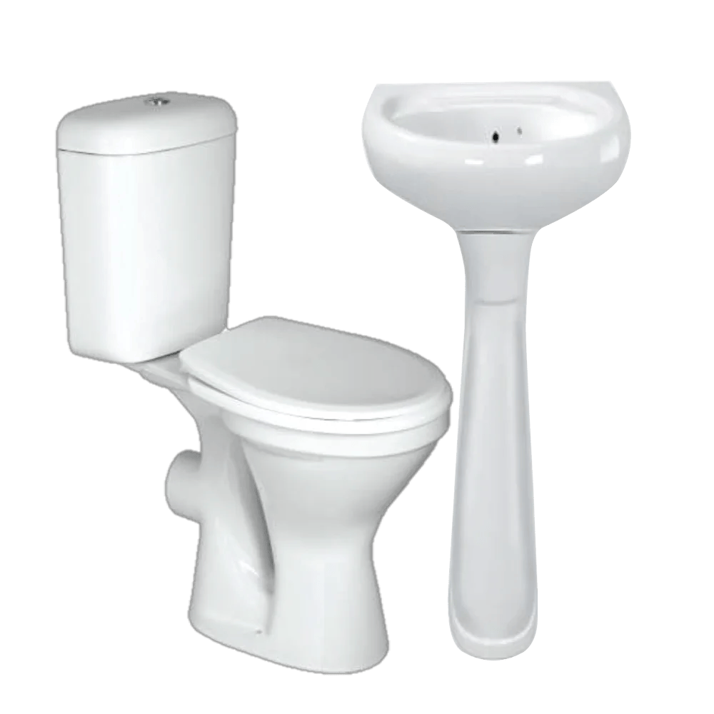 Close Couple And Basin Set 6 Pieces