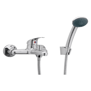 Bath Mixer (Lever-Silver)