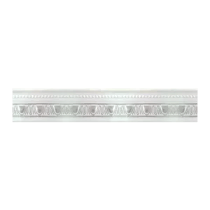 T-Series Cornice | White And Silver | 4 In Pack |T18ws