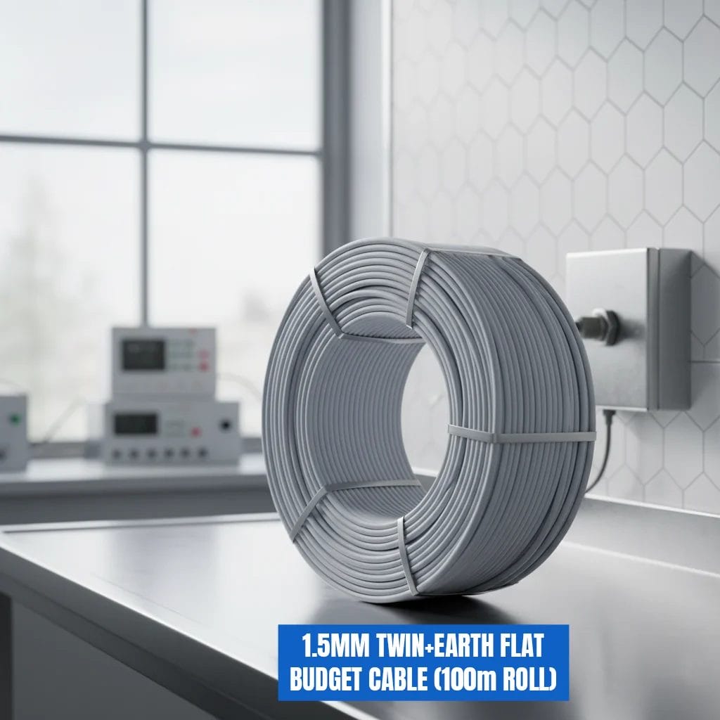 1.5mm Twin & Earth Flat Budget Cable