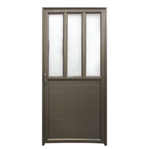 Aluminium Single Door - Full 3-Panel Design - Budget-Friendly