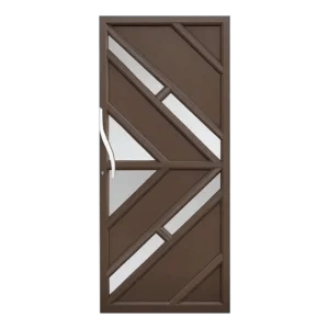 Aluminium Fancy Single Door - Full Panel