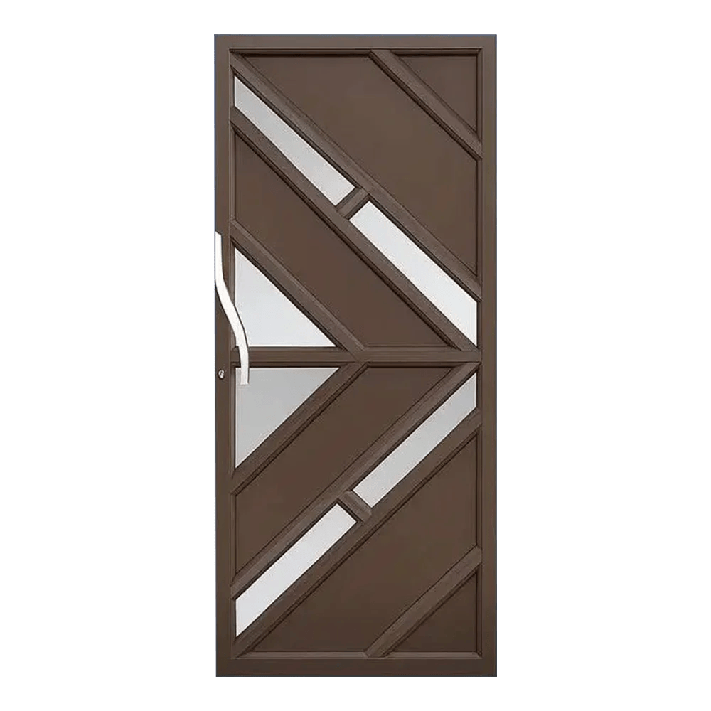 Aluminium Fancy Single Door |  Full Panel | 900MMx2100MM - 1897