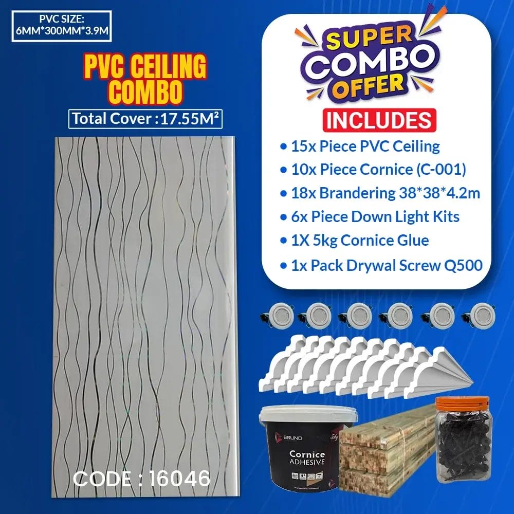 PVC Ceiling Panel Combo 1755 16046