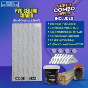PVC Ceiling Combo | 11.70m² | 16122