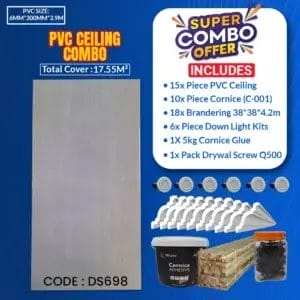 Pvc Ceiling Combo | 17.55M² | Ds698