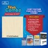 Feather Ivory Floor Tile Combo
