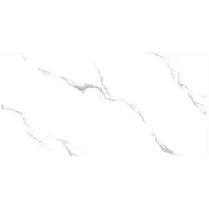 Carrara White Wall Tiles Glossy Polished Ceramic 300X600mm | A-Grade (Msw36004)