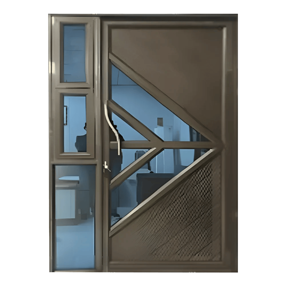 Aluminium fancy Door with Sidelight