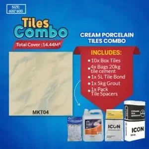 Luxury Ivory Floor Tiles Combo