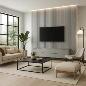 20mm*160mm*2.9m Dark Grey Marble WallPanel