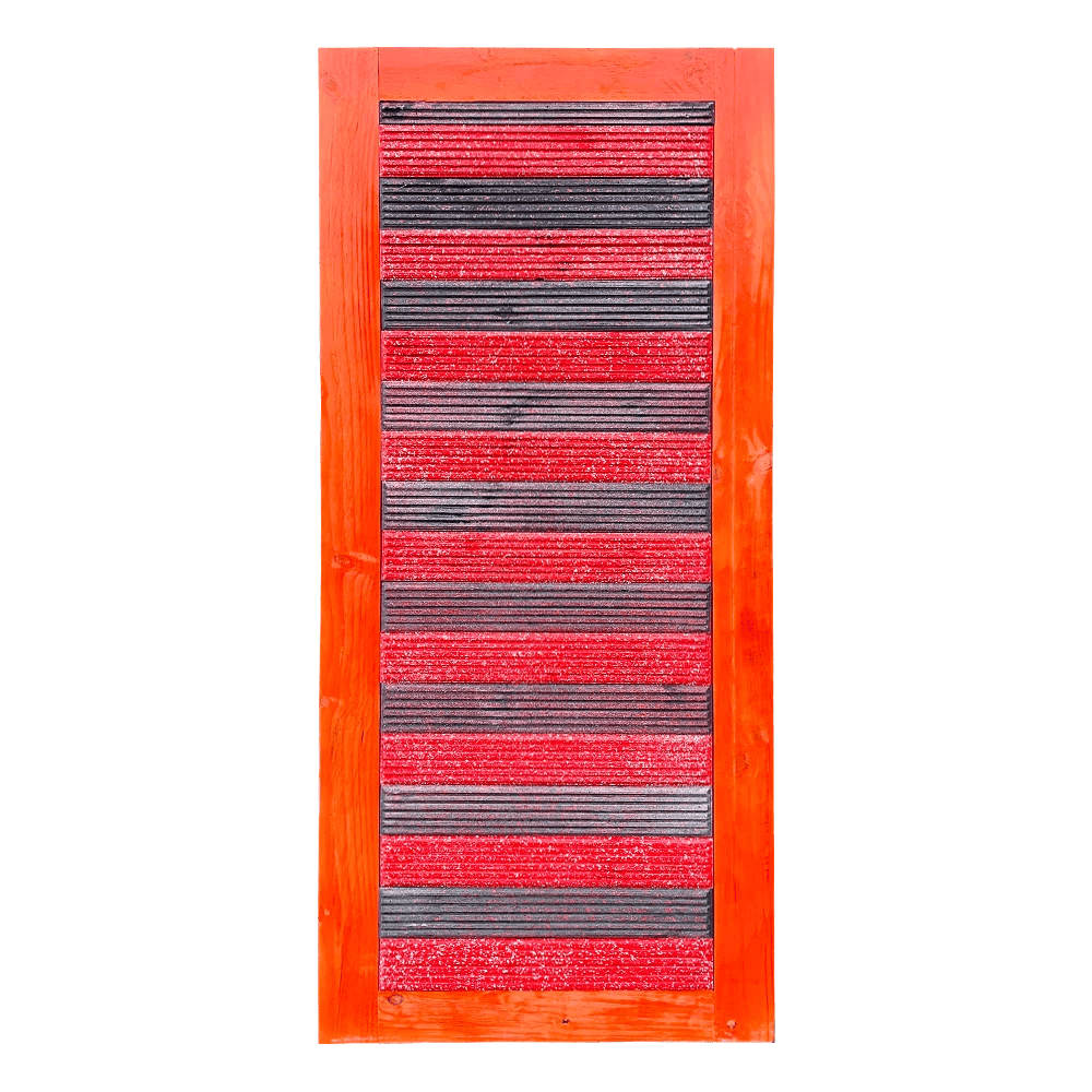 Pine Horizontal Design Door - Single Full Door.