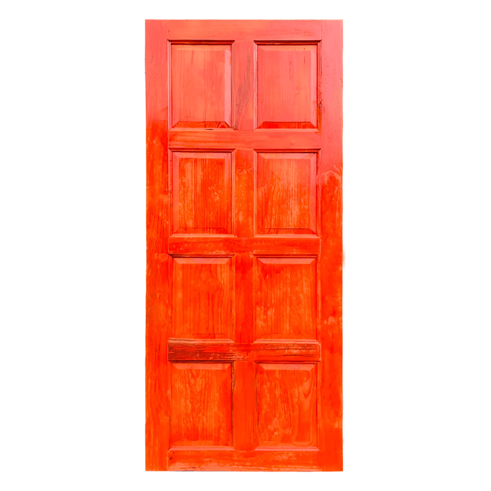 pine Solid 8-Panel Single Full Door