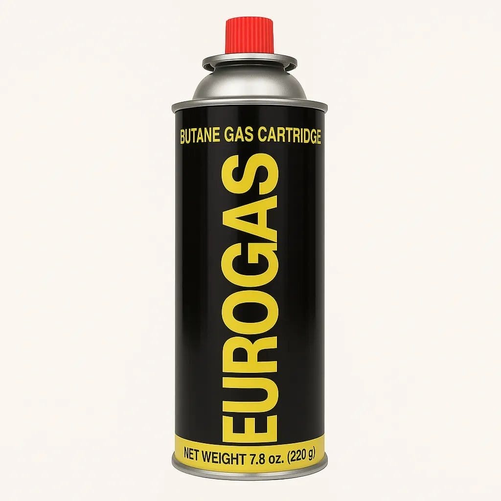 Euro Gas Butane 220G Cartridge for Portable Gas Stoves