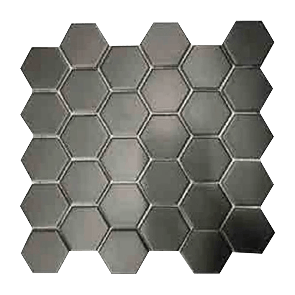 Premium Mosaic Hexagon Black Tiles – 282×271MM