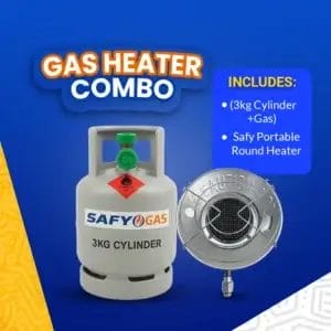 3KG Cylinder+Gas+Safy Portable Round Heater