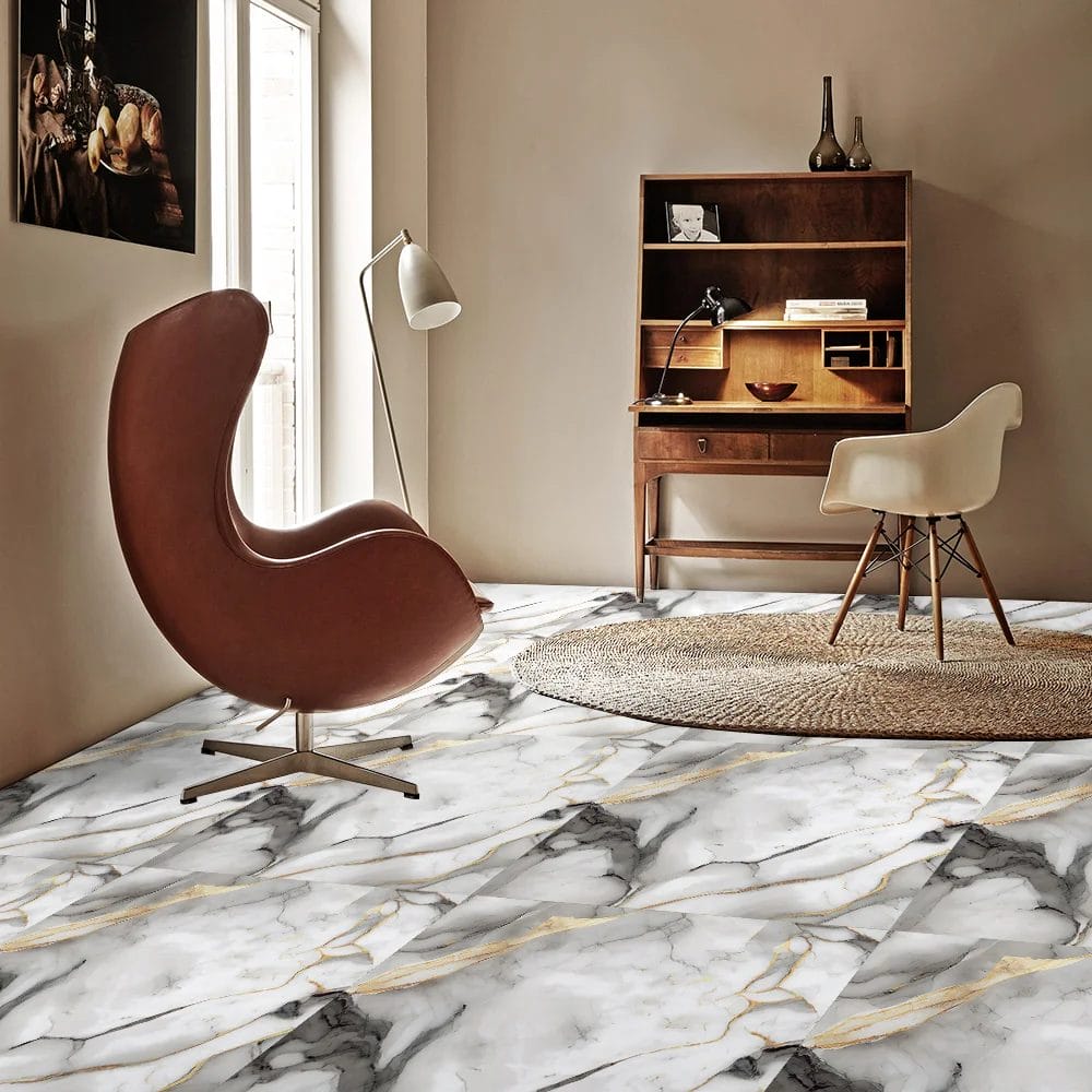 Carrara Dark Mist Grey Porcelain Tile 600x600mm A-Grade