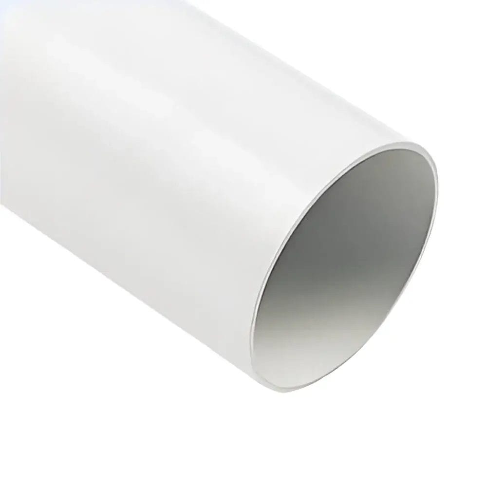 Downpipe 3.0m Round White Pvc