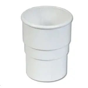 Downpipe Socket Connector White Pvc