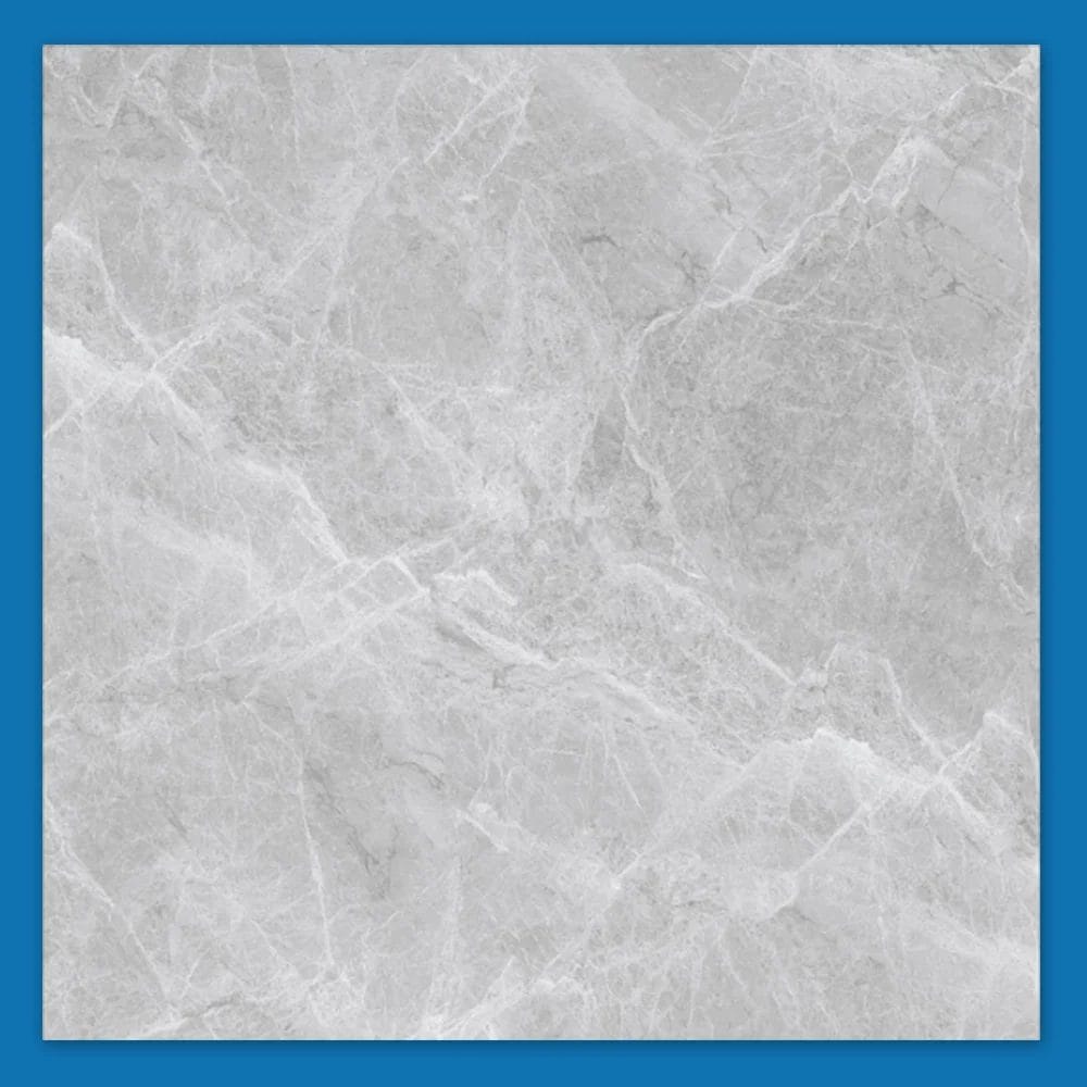 Light Grey Glazed Polished Porcelain Tile