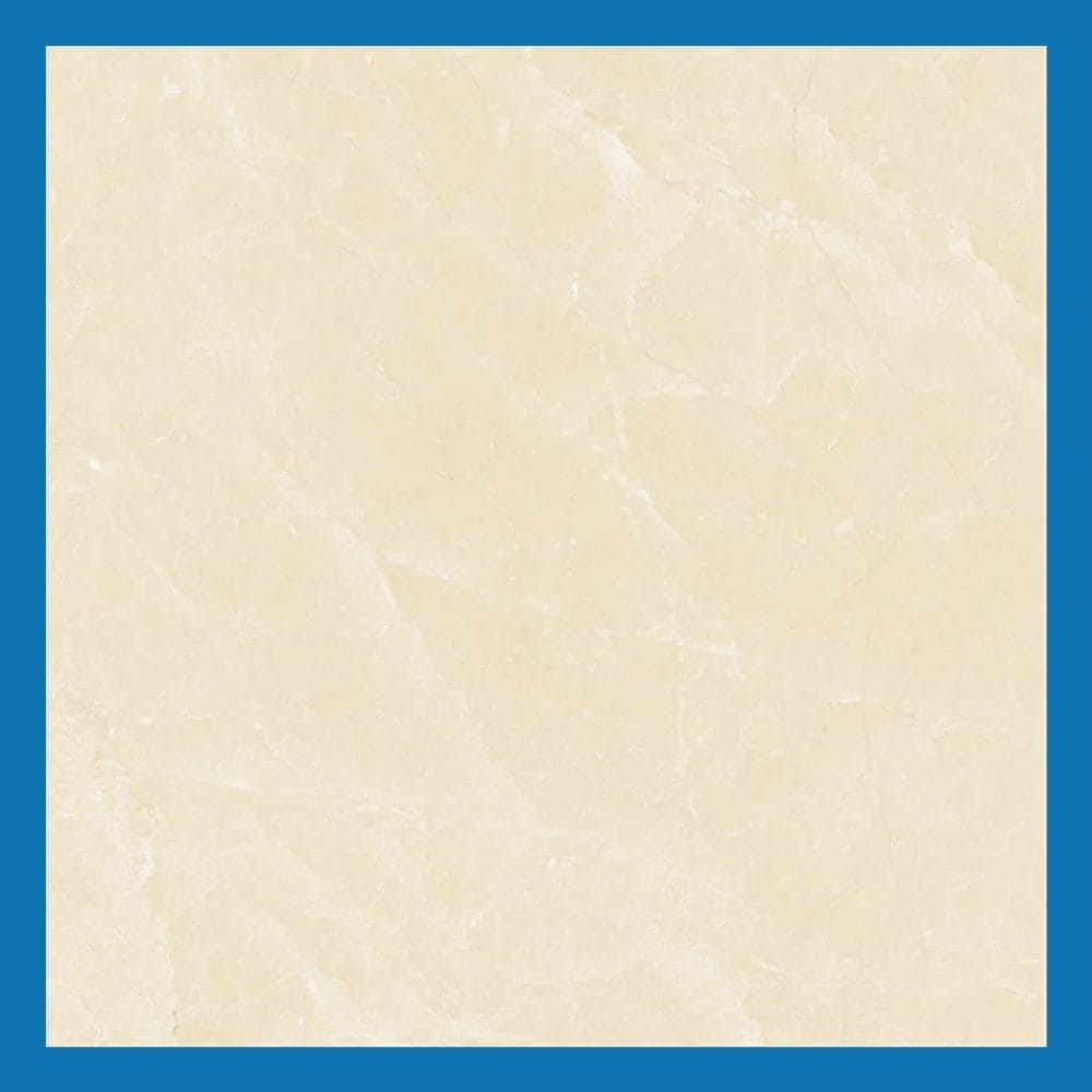 Medium Ivory Glazed Polished Tile 600x600mm A-Grade