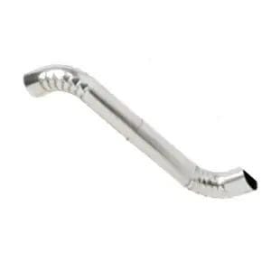 Gutter Offset Round 75x450mm Galvanized