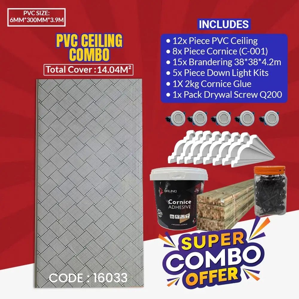 PVC ceiling panels combo 1404 16033