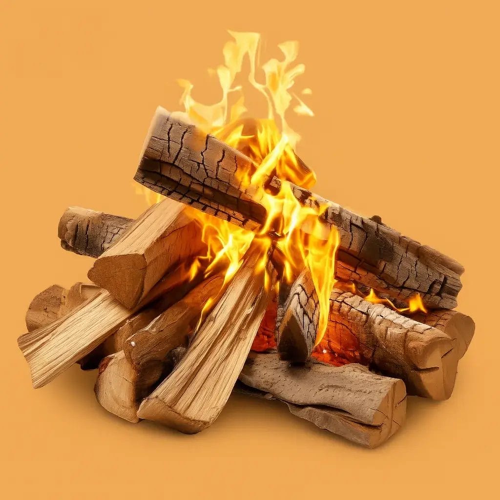 7kg Firewood Bundle stacked – instant shower water heater compatible