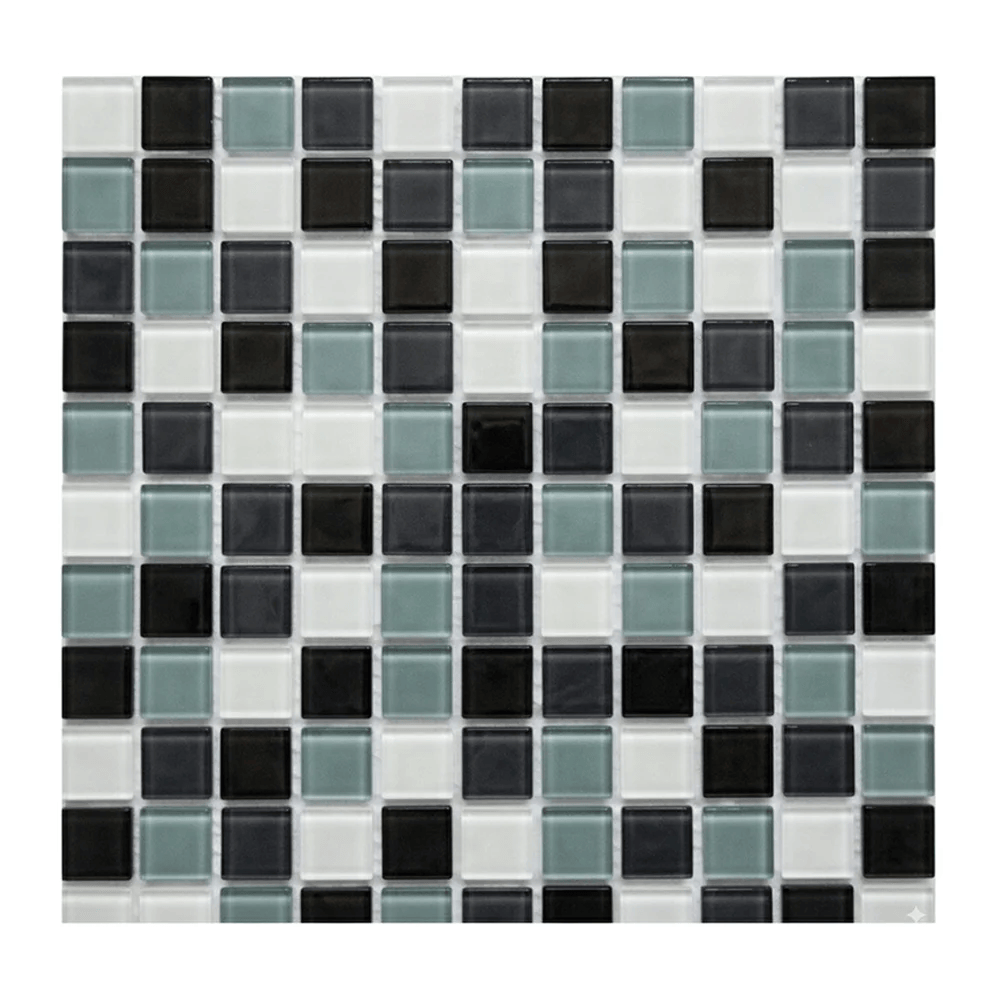 Modern Mosaic Tile – Blue And Black