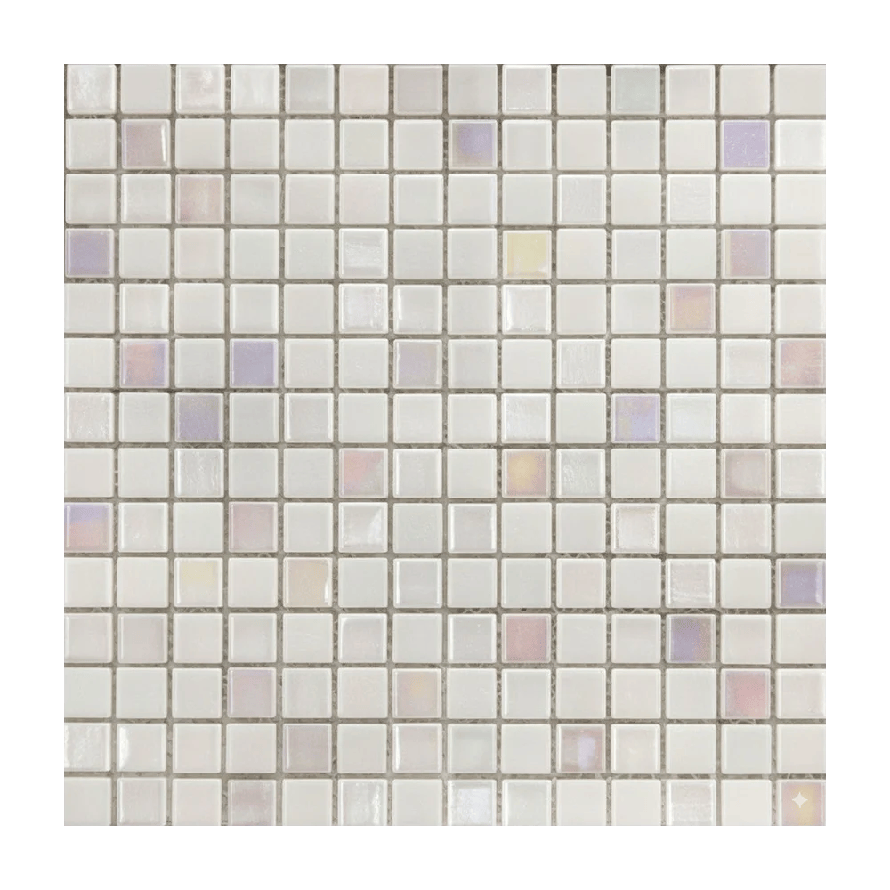 Pearl Iridescent Mosaic Tile