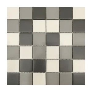 Minimalist Neutral Square Mosaic Tile | MT022