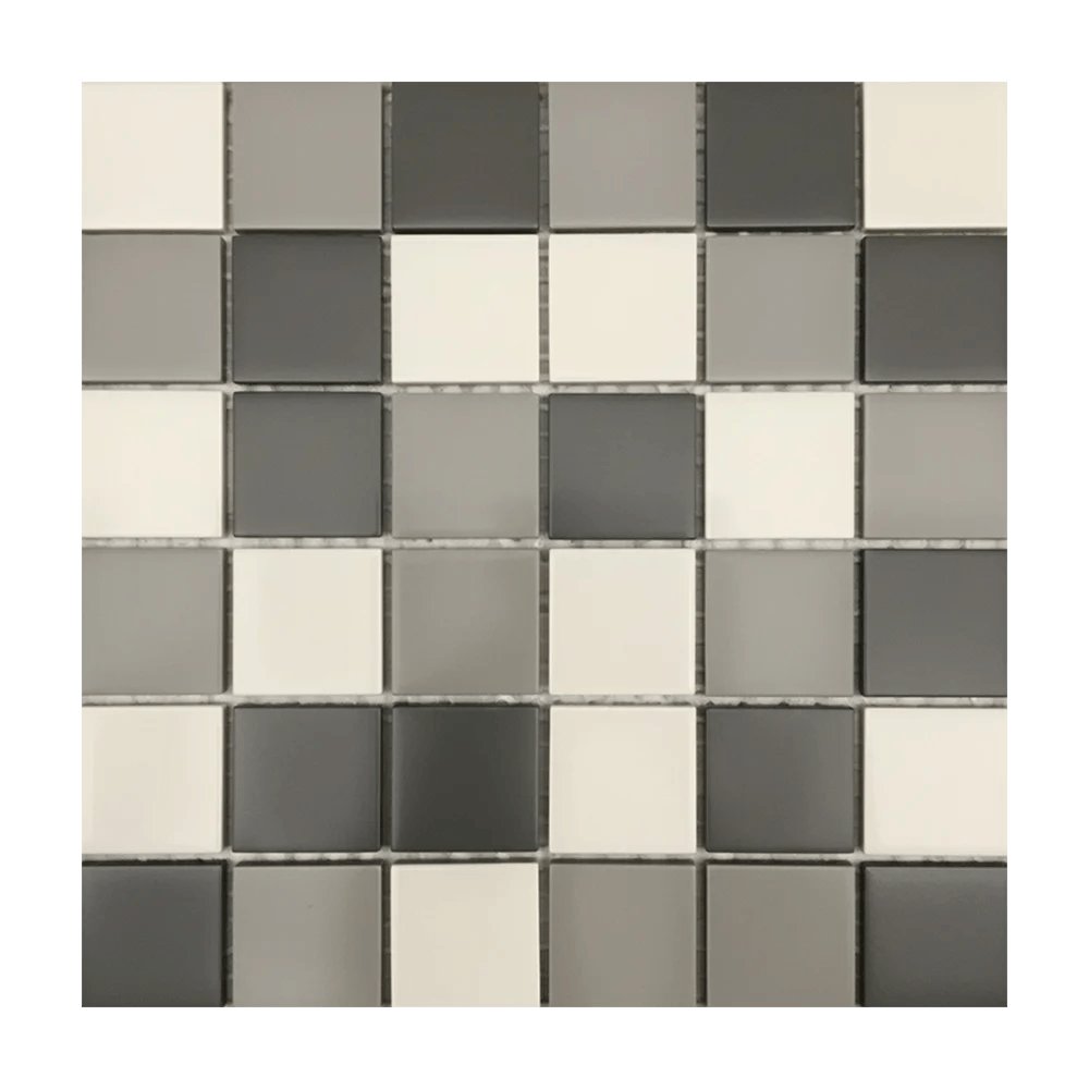 Minimalist Neutral Square Mosaic Tile | MT022