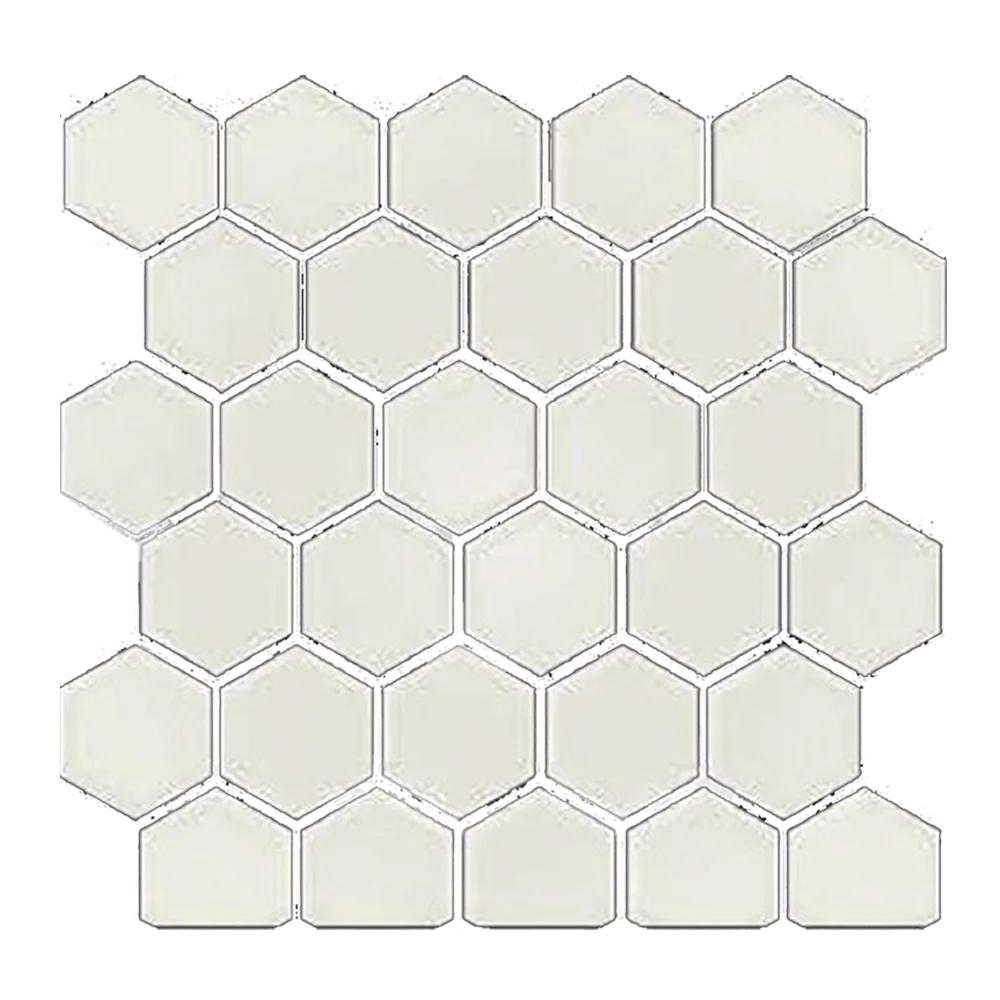 Premium White Mosaic Porcelain Tiles 282x271mm
