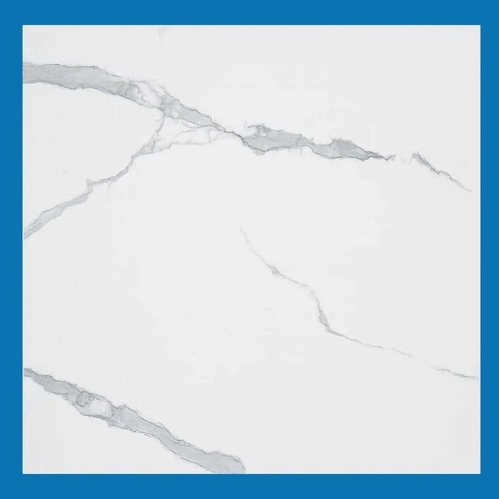 White with Grey Effect Veining Tiles