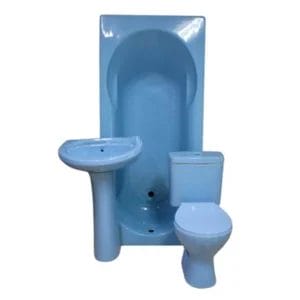 "Sky Blue 7-Piece Bathroom Suite