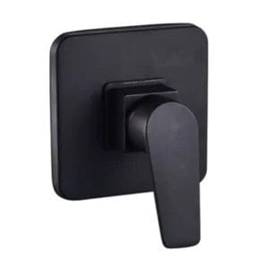 Black Square Shower Mixer Tap