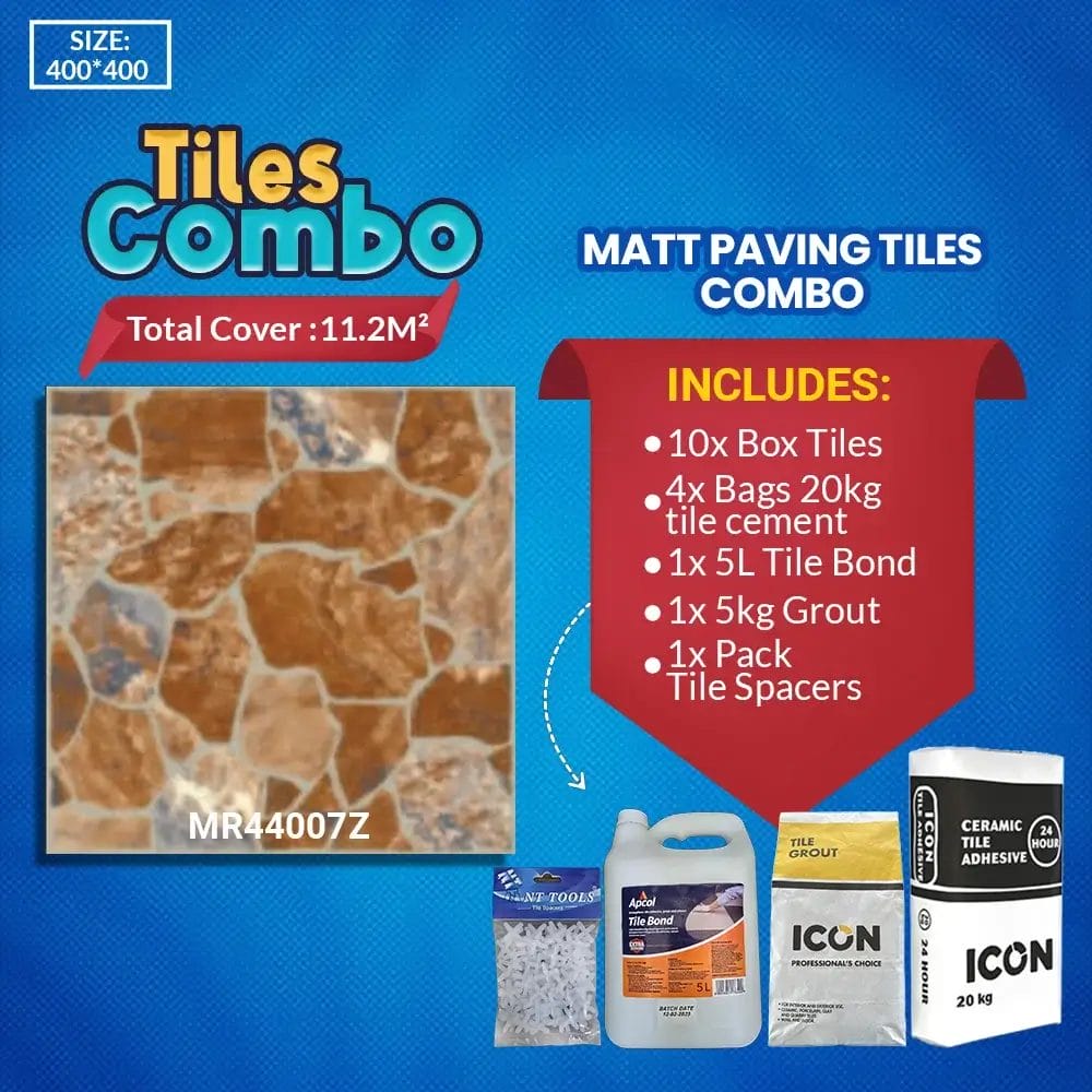 Matt Paving Tiles Combo
