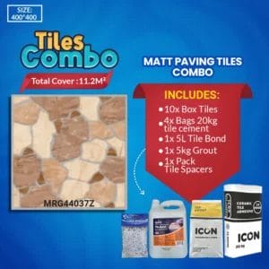 Natural Stone Brown Matt Pavers