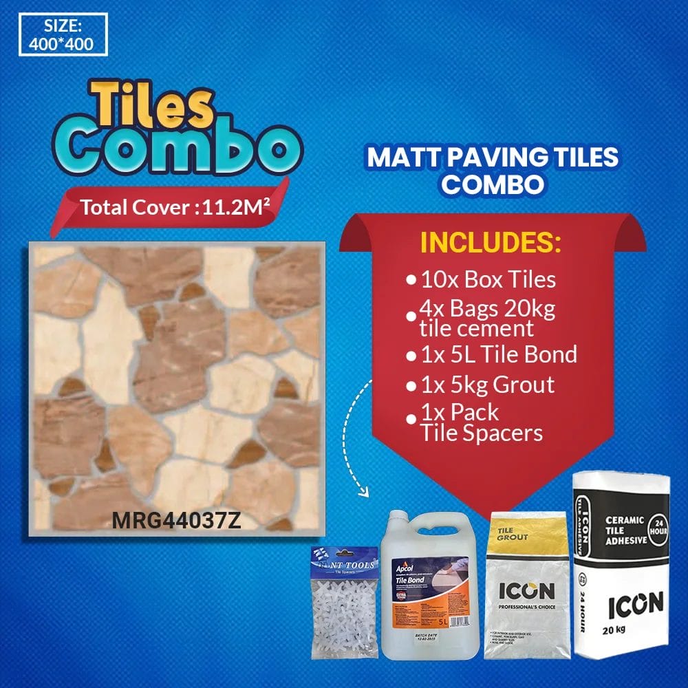 Natural Stone Brown Matt Pavers