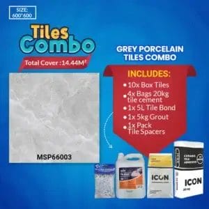 Floor Tile Combo Cloudy Grey