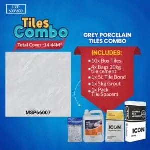 Floor Tile Mist Grey Combo