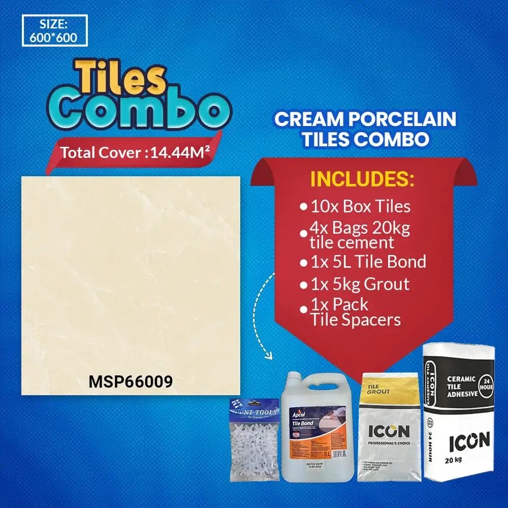 Floor Tile Cream Combo
