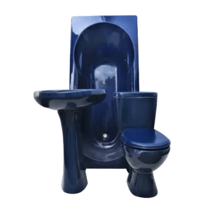 Deep Blue 7-Piece Bathroom Set