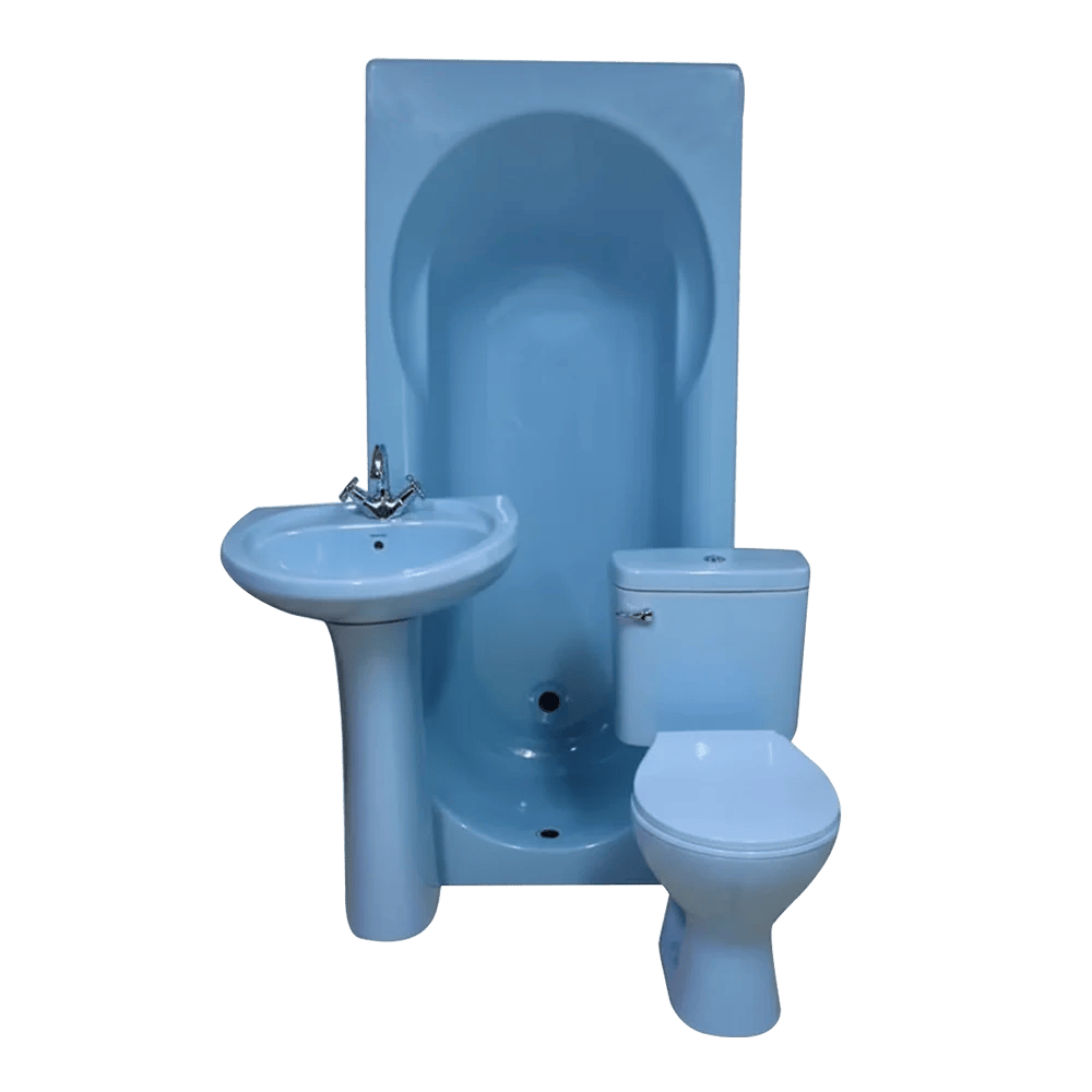 Sky Blue 7-Piece Bathroom Suite