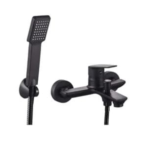 Matte Black Square Hand Shower Mixer Tap